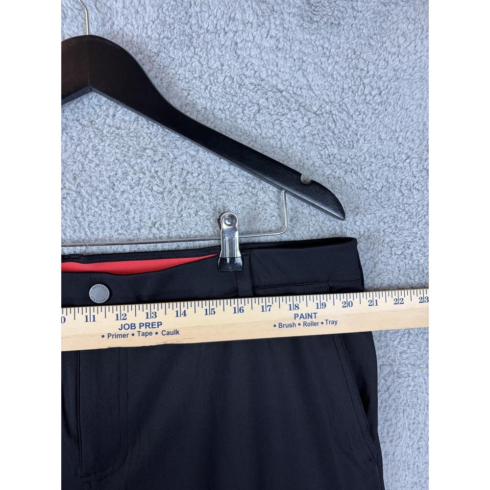Redvanly Pants Mens 42x34 Black Golf Performance Stretch Tapered Khakis 2XL Mens - Picture 3 of 9